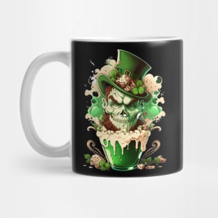 St.Patrick day Leprechaun Scull sugar r-shirt Mug